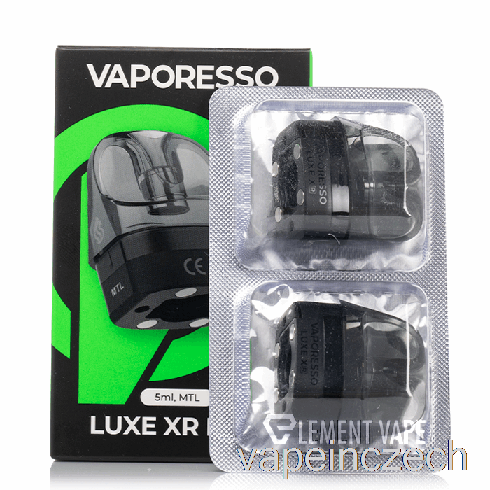 Vaporesso Luxe Xr ​​náhradní Pods 5ml Mtl Pods Vape Bez Nikotinu